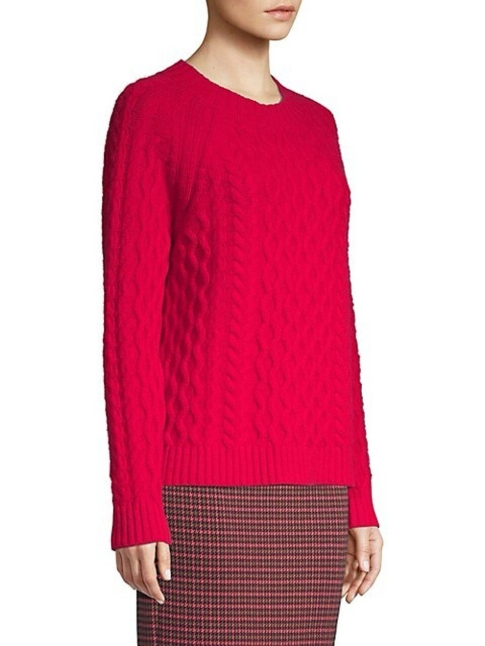 Weekend Max Mara Carpazi Wool Cable Knit Pullover Sweater